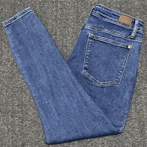 Judy Blue Women's Skinny Fit Ankle Stretch Jeans Blue Denim Sz 15/32 (32x27)